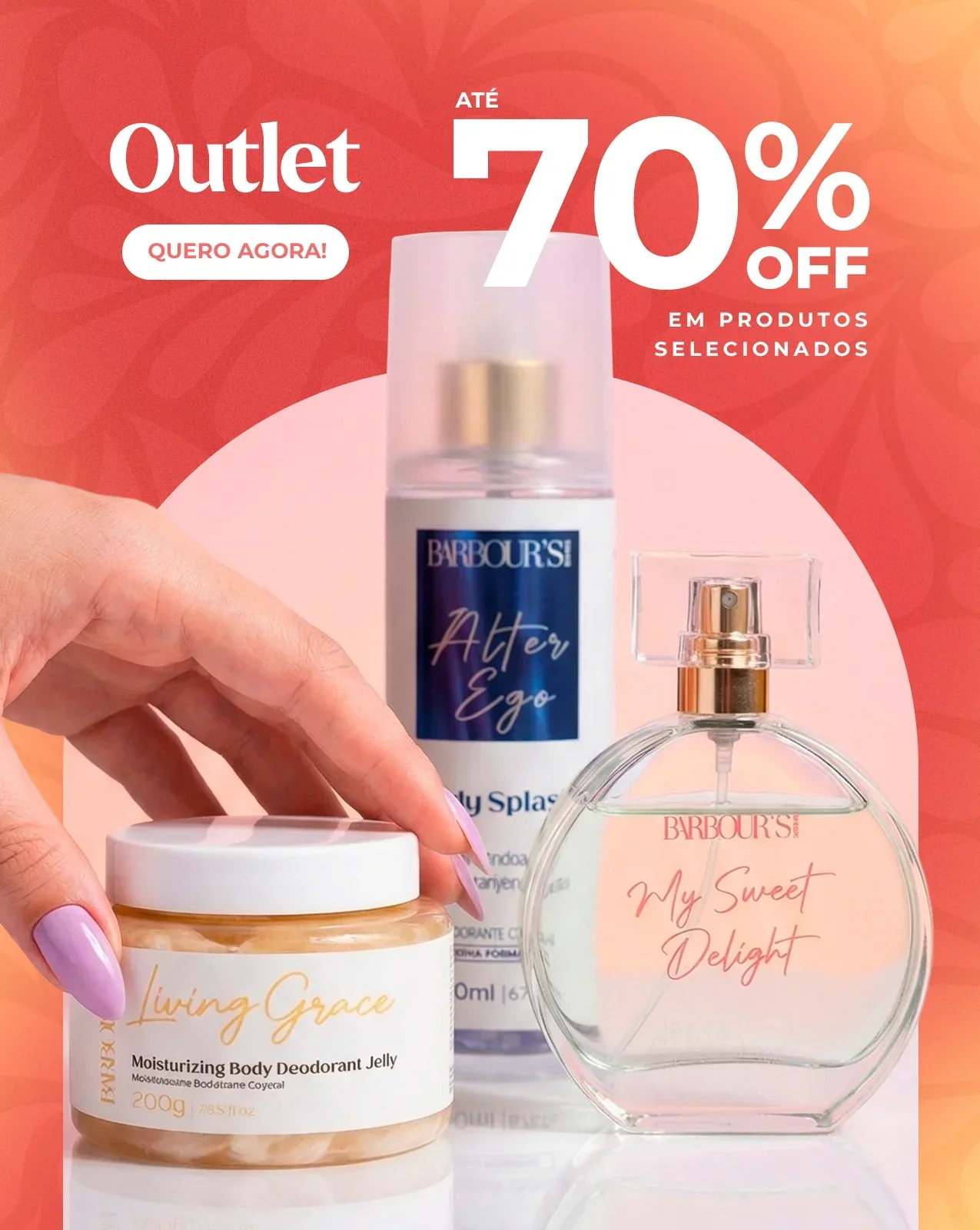 Outlet - até 70% off em produtos selecionados