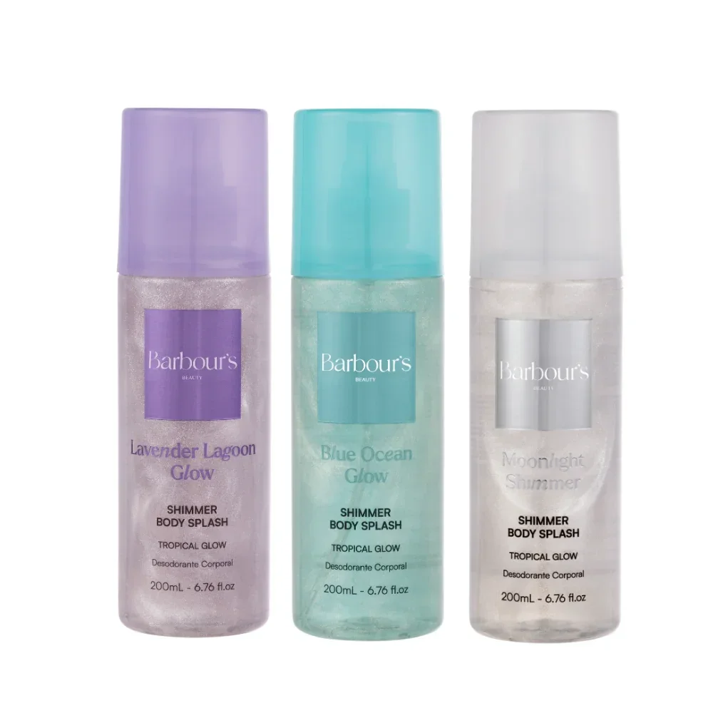 Kit Florais - Lavender Lagoon Glow, Blue Ocean Glow e Moonlight Shimmer